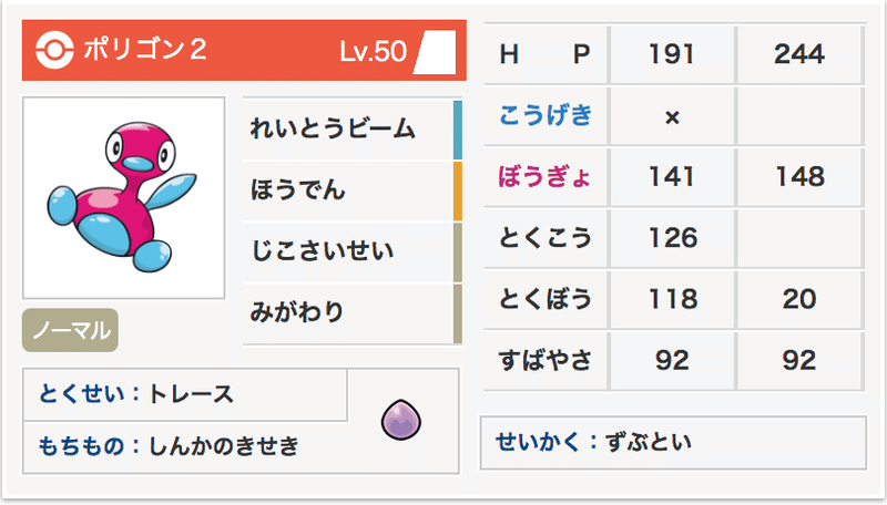 ポケモンusum S15 最高41ポリポリグロス 明日葉 Note ポケモンusum S15 最高41ポリポリグロス 明日葉 Note