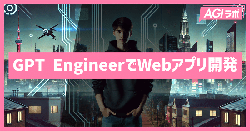 GPT Engineerを使ってデータベースと連携したWebアプリを爆速で開発しよう！