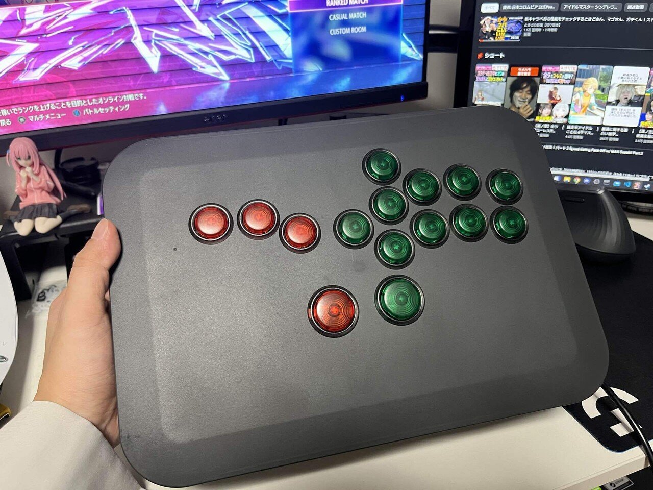 現状使用しているデバイスとボタン配置について【自作レバーレス