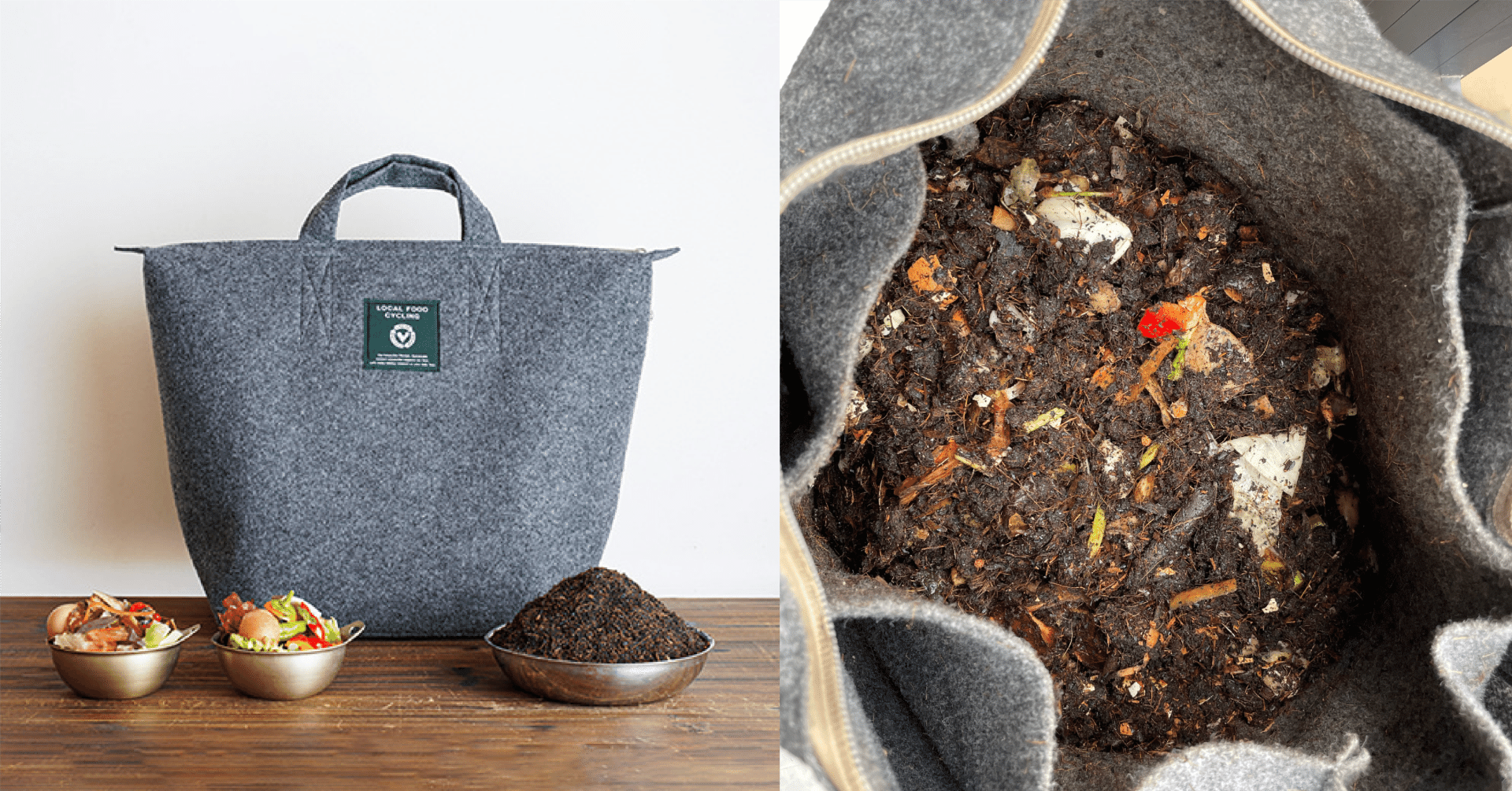 12 「生ごみ」の価値を変換する「LFCコンポストバッグ」｜オレンジ