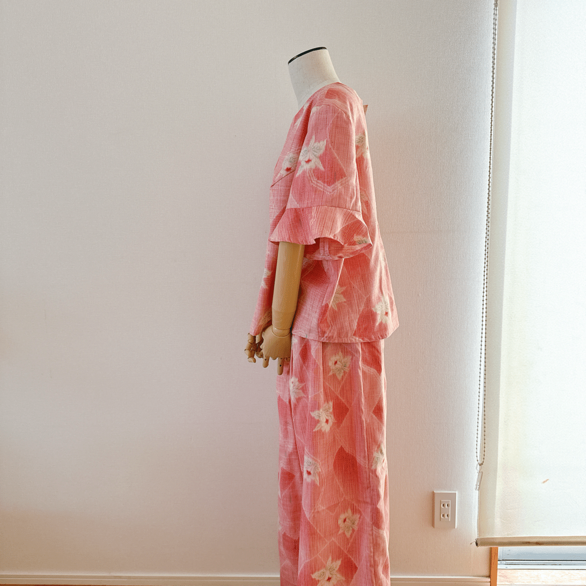 1枚の着物から21号の服が作れた｜着物リメイク 継-kei-