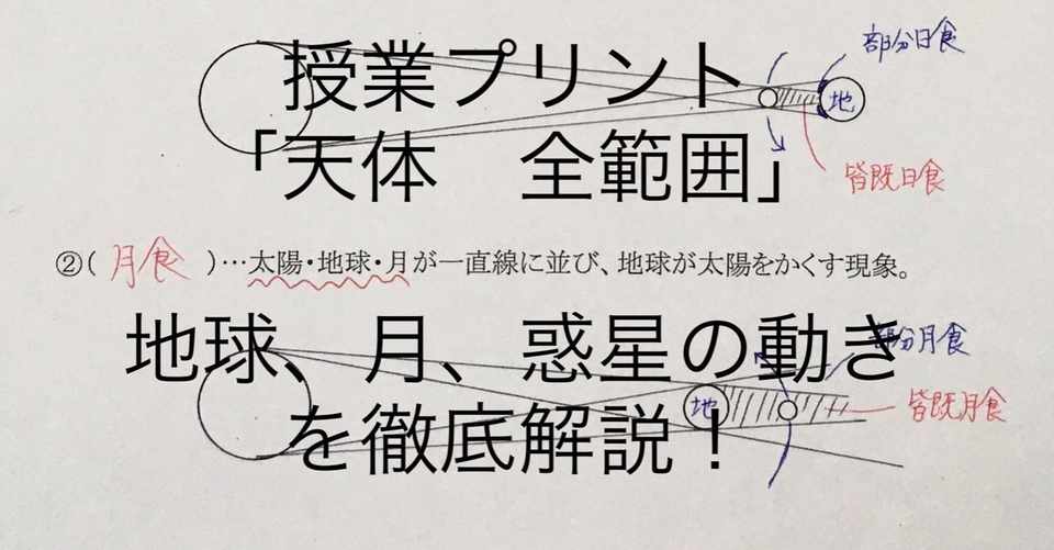 板書ノート8 天体全単元 しゅうか ０名からの塾経営記録 Note