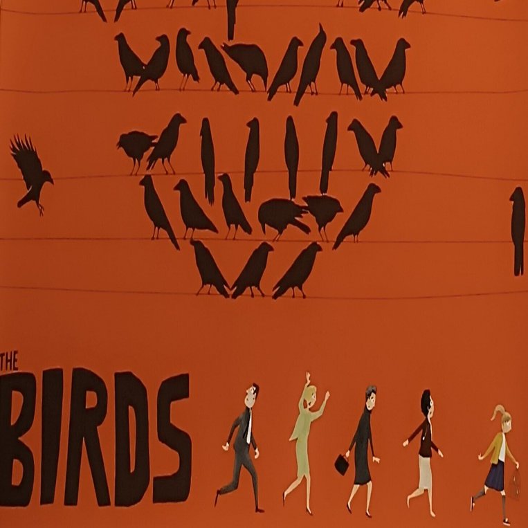 ヒッチコックの眩暈(VERTIGINE HITCHCOCK)という名のポスターの展示を