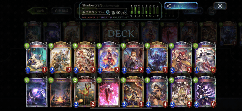 ケルベロス型自然ネクロのメモ シャドウバース Lzray Note