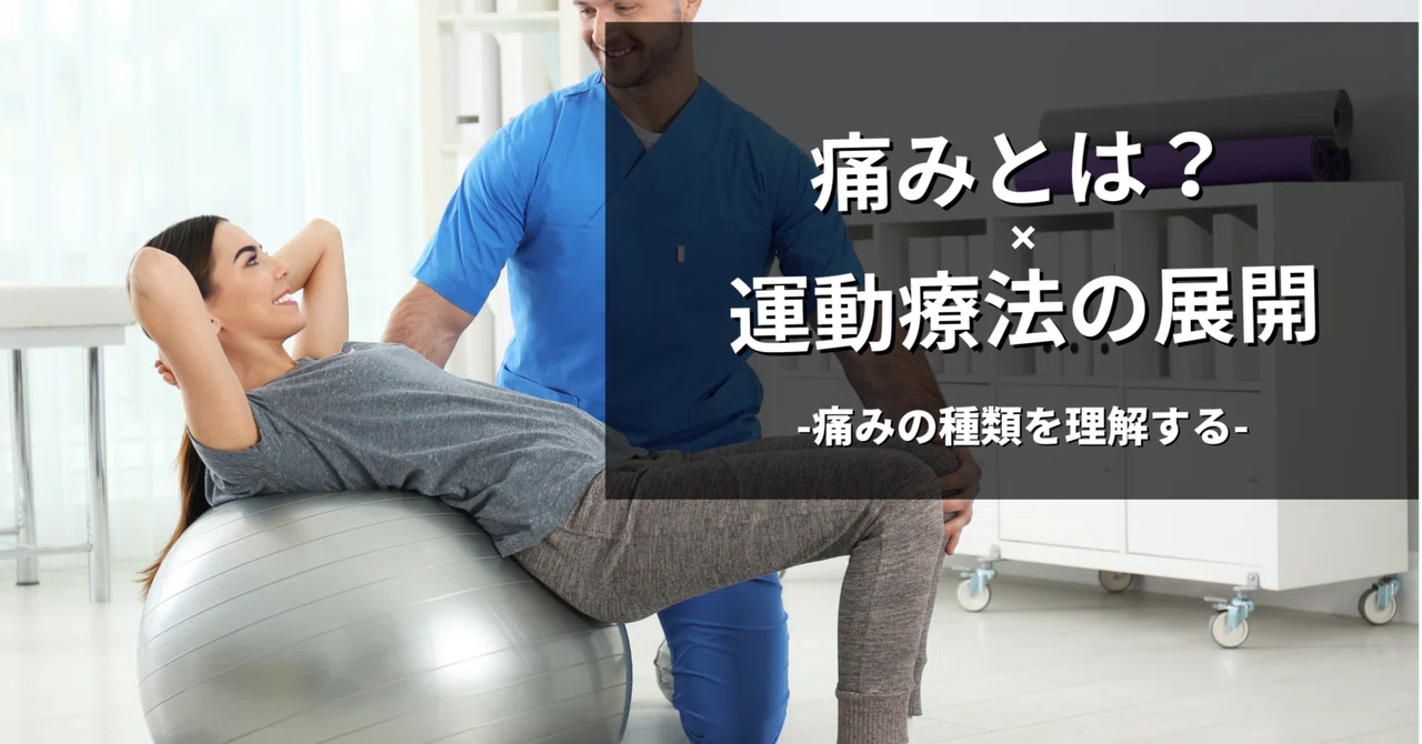 痛みを理解して運動療法に応用する｜小林龍樹＠理学療法士