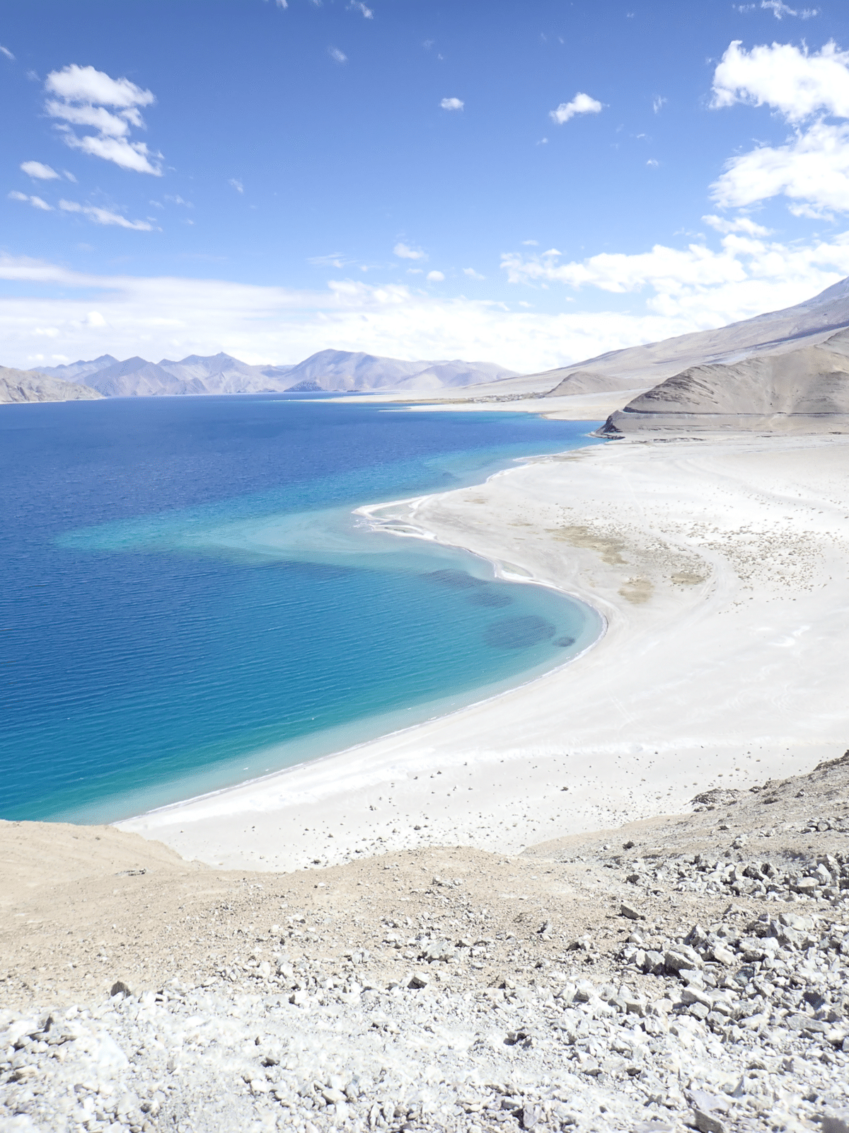 インドヒマラ ナダック バンゴン湖 インドヒマラ ナダック バンゴン湖 パンゴン湖、インド