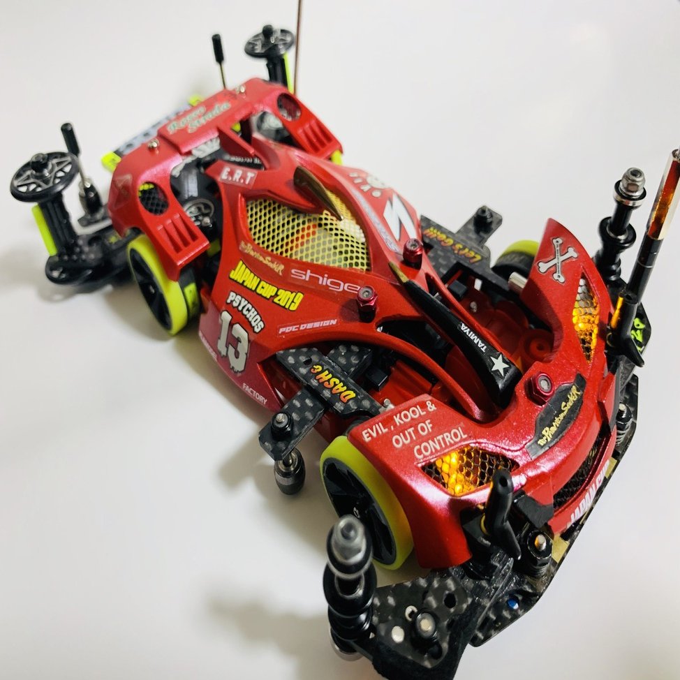 JC 2019final マシンは紅の閃光…｜shigeのmini4wd放浪記
