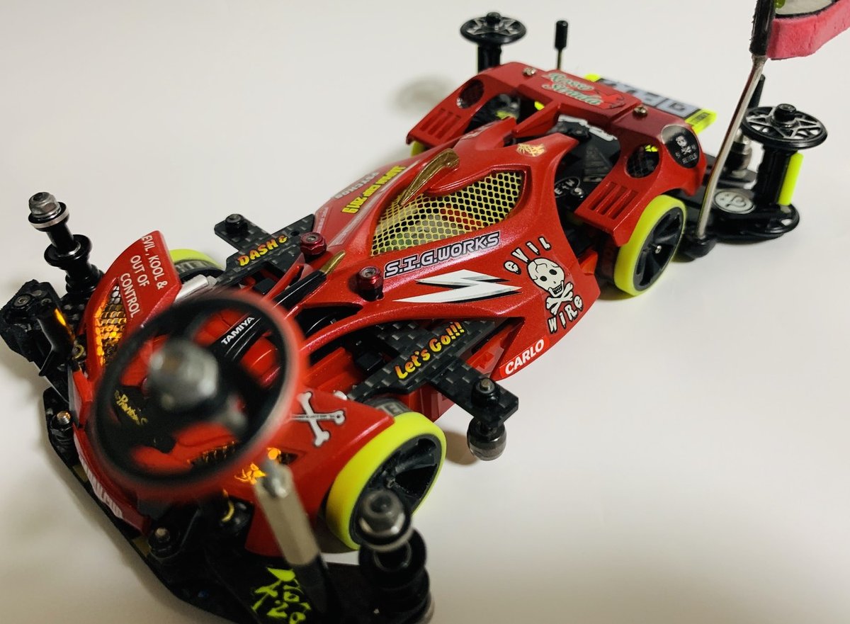 RC-S50 赤 ラジカセ オートリバース 【レトロ】【希少】【市場未流通❗️❗️】 JC 2019final マシンは紅の閃光…｜shigeのmini4wd放浪記