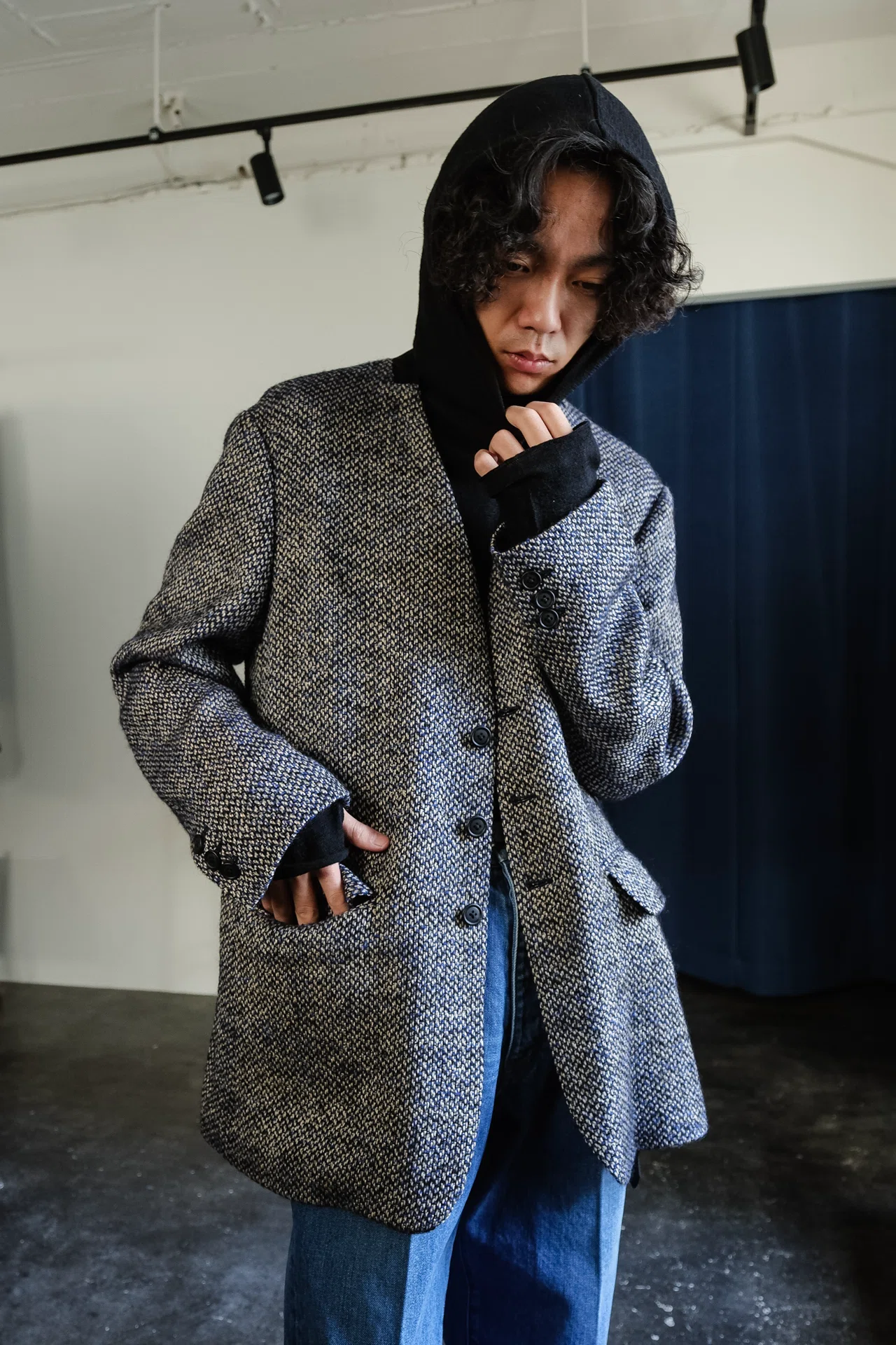 パンツ BISOWN MIXTWEED EASY SLACKS 力強く、美しい②｜y_s_k117