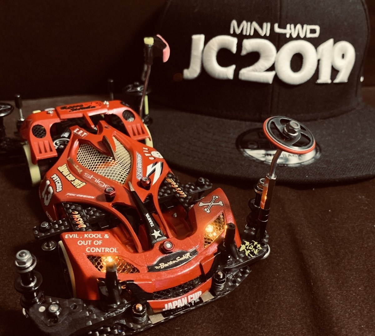 JC 2019final マシンは紅の閃光…|shigeのmini4wd放浪記 JC 2019final マシンは紅の閃光…|shigeのmini4wd放浪記