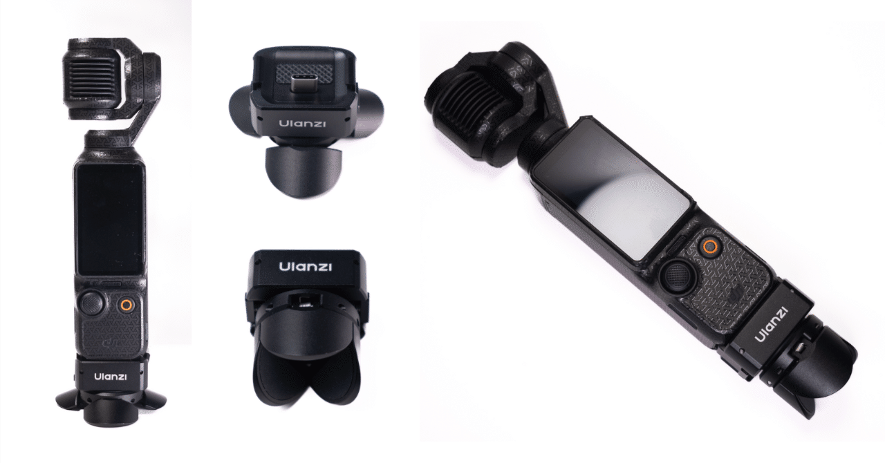 超小型三脚で DJI Osmo Pocket 3を使いやすく Ulanzi PK-08 & 11 /俺流