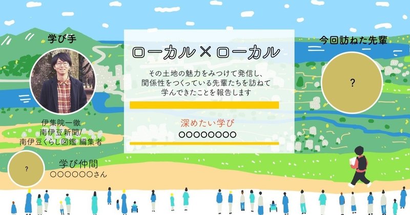 ローカル×ローカル／先輩たちを訪ねて、学んだことを報告します