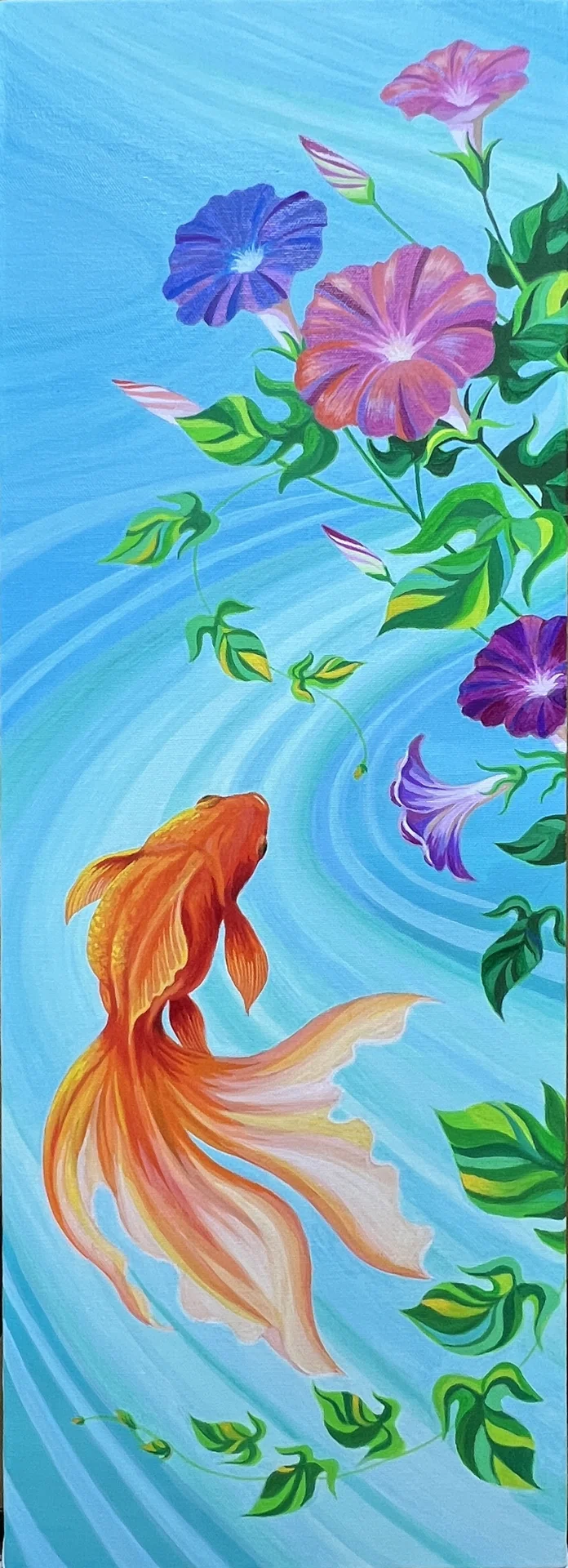 朝顔と金魚｜Masami