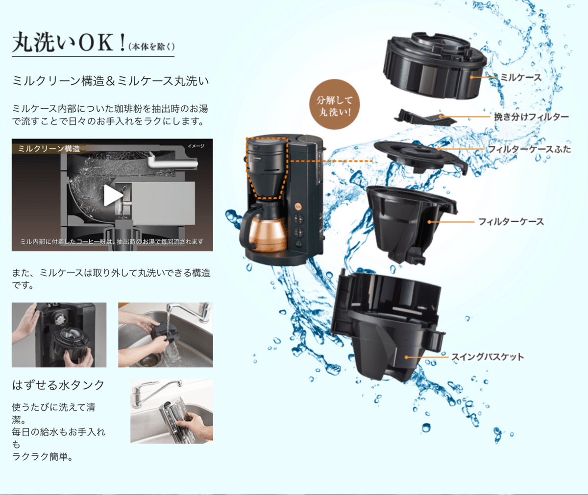 ZOUJIRUSHI 象印 EC-RT40 全自動コーヒーメーカー 珈琲通 珈琲通 コーヒーメーカー 象印 全自動 EC-RT40-BA ステンレス製