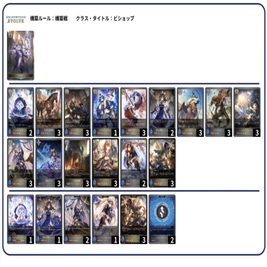 シャドウバース エボルヴ 荒野ビショップ　デッキ 注文 シャドウバースエボルヴ 荒野ビショップ デッキパーツ 高