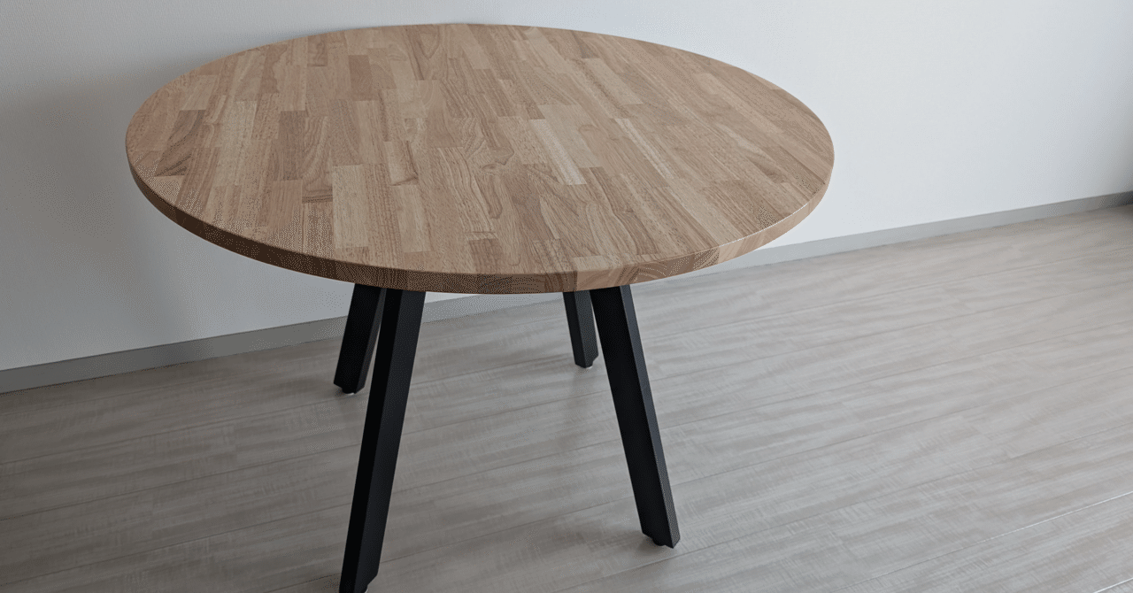 KANADEMONO THE CAFE TABLE カフェテーブル 直径80cm ついに購入 KANADEMONO THE CAFE TABLE カフェテーブル 直径80cm ついに購入