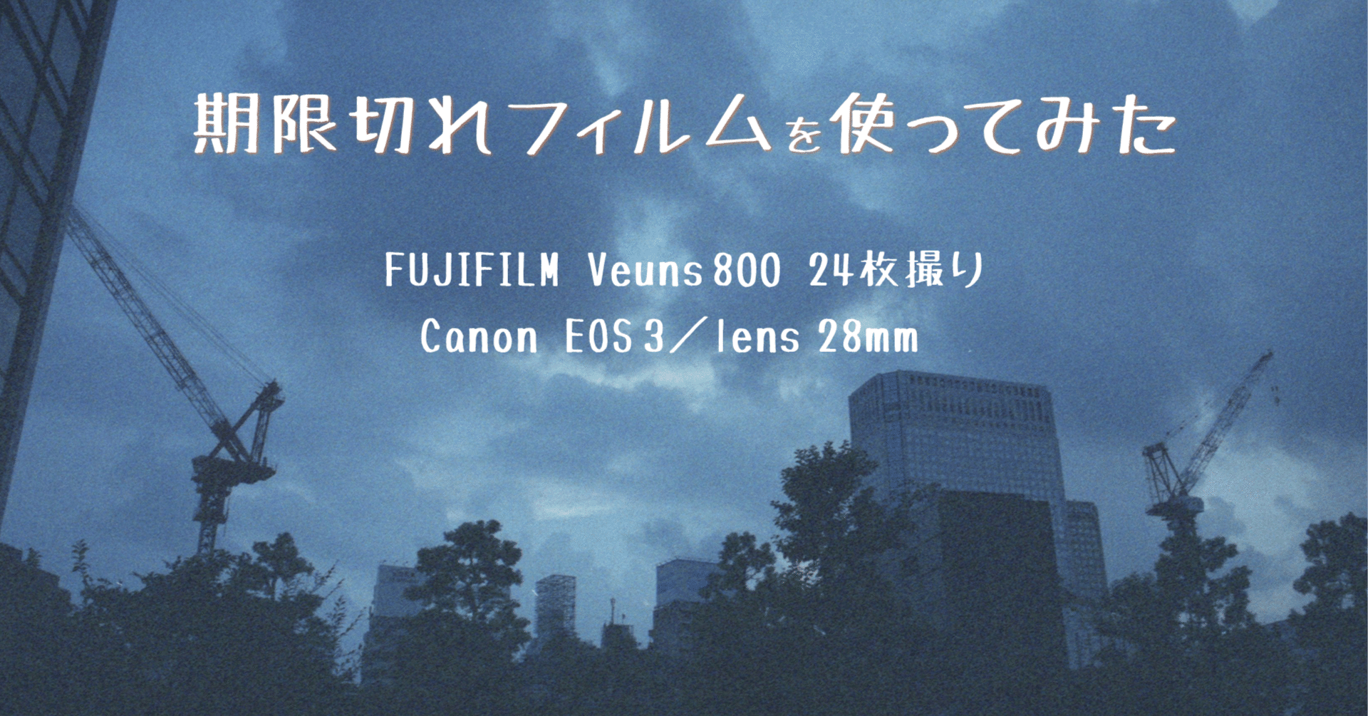 期限切れフィルムを使ってみた｜ふじさわ／写真とデザイン