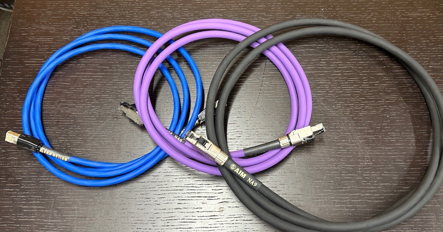 LAN | AIM AIM NA5-005/1m 紫色 LANケーブル