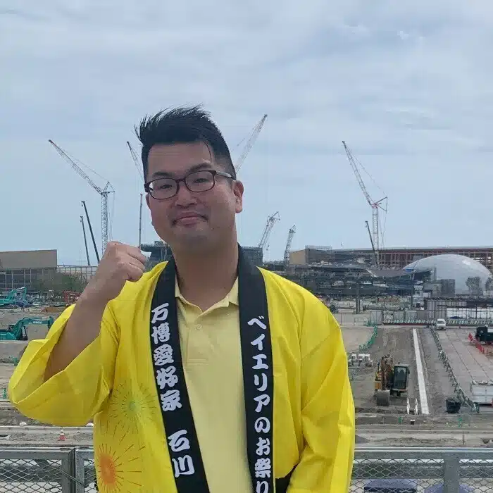 ベイエリアのお祭り男　石川（万博愛好家）