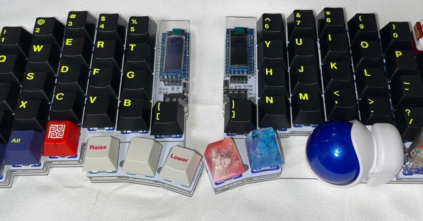 はんだ付け完全未経験者がKeyball61を作った件(+α)について|Ball はんだ付け完全未経験者がKeyball61を作った件(+α)について|Ball