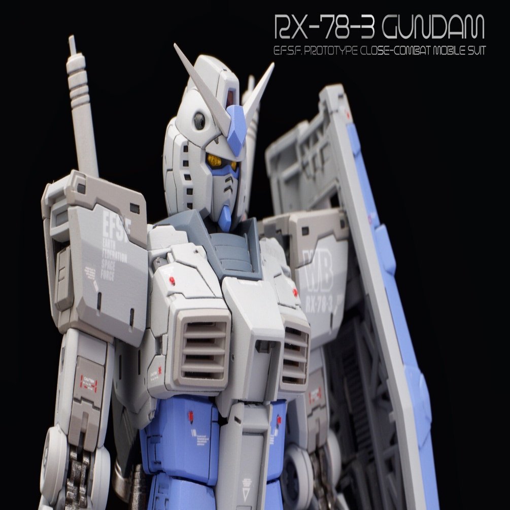 【ガンプラ全塗装】新発売のRGガンダムVer2.0をG3ガンダムカラーに塗装したらカッコよくなりすぎた！