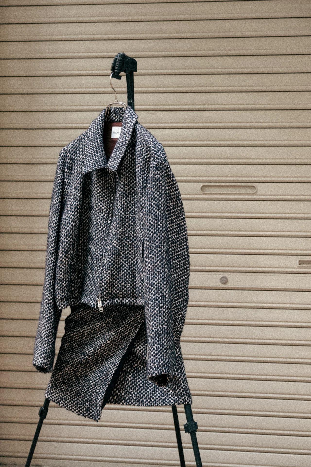 BISOWN】Ex.MIXTWEED SHORT ZIP BLOUSON 【公式通販】