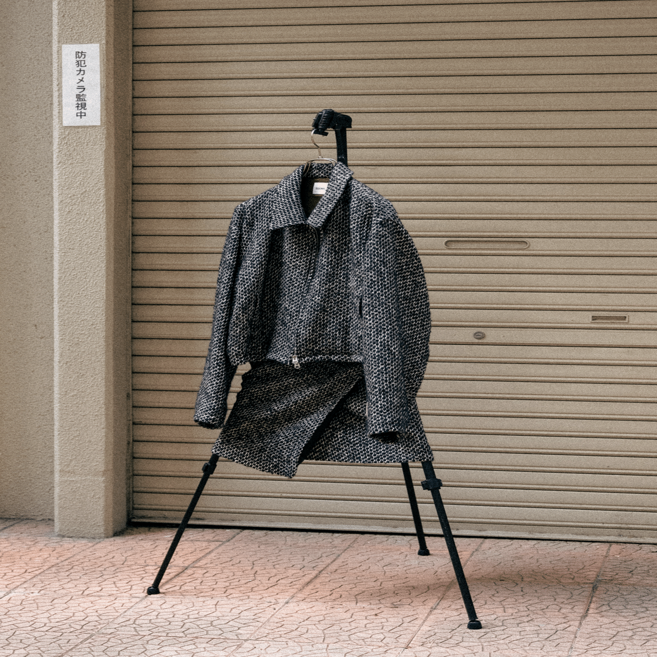 ジャケット・アウター BISOWN ExMIXTWEED SHORT ZIP BLOUSON 力強く、美しい（別注）｜y_s_k117