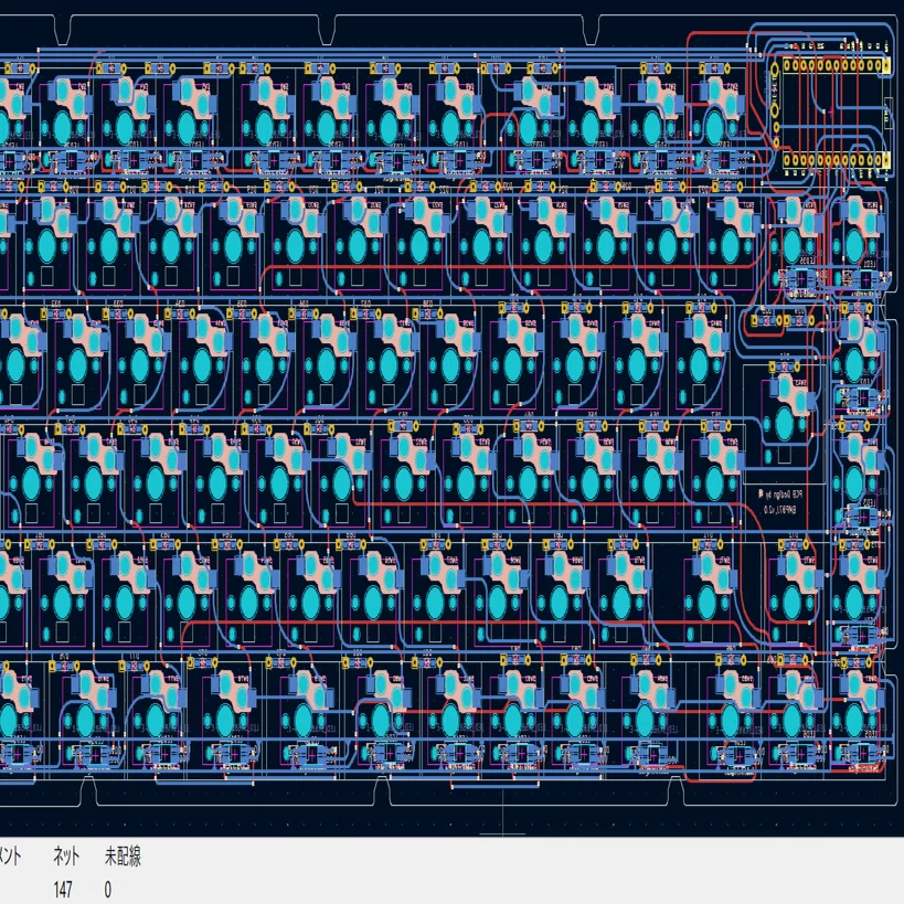 JIS一体型87キー設計中：自作キーボード｜環