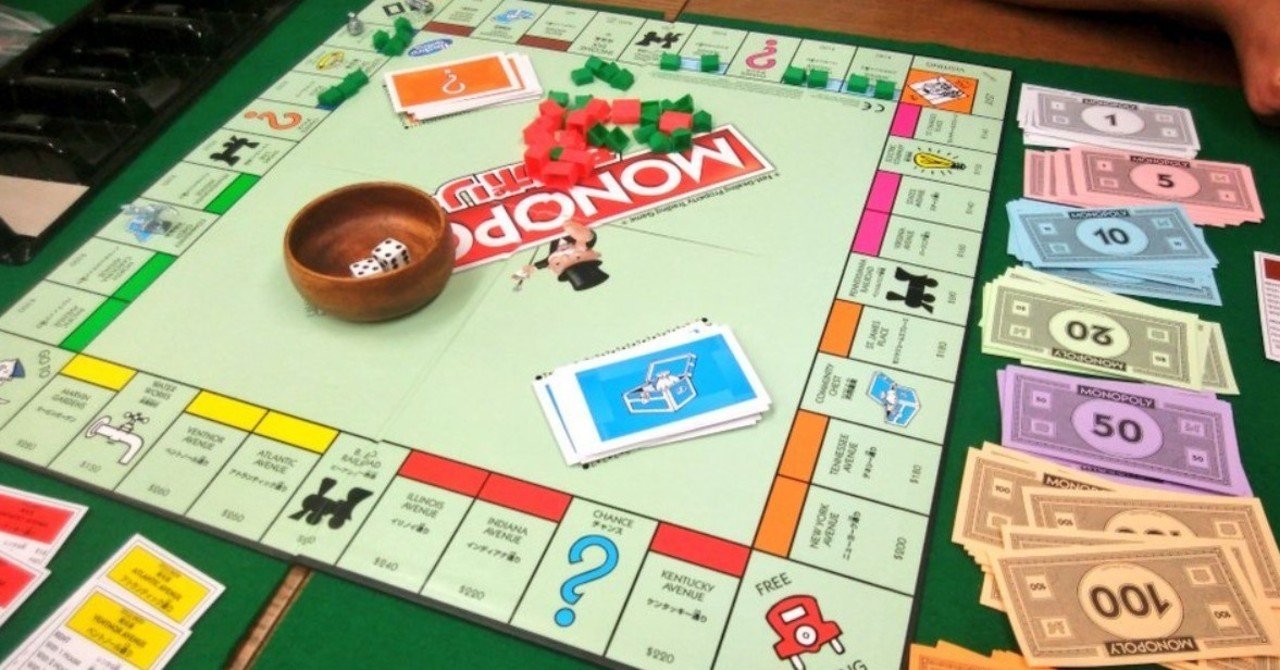 ボードゲームの人メモ Vol.1『モノポリー』｜山本龍之介/ボードゲーム