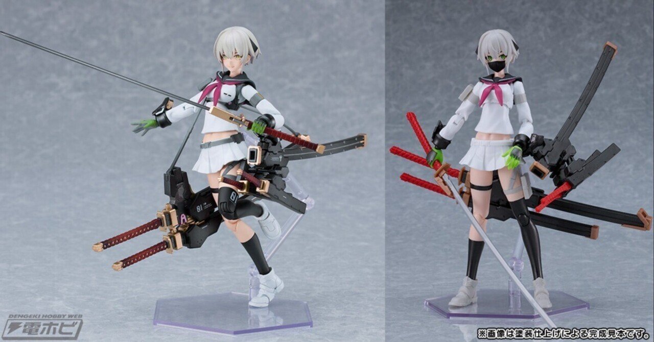 neco氏による人気シリーズ『重兵装型女子高生』より、若き姿の「壱」が