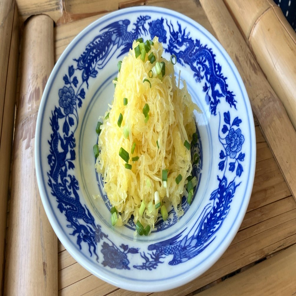 おうちで中華 - 涼拌金絲瓜（そうめん南瓜の冷菜）｜酒徒（しゅと