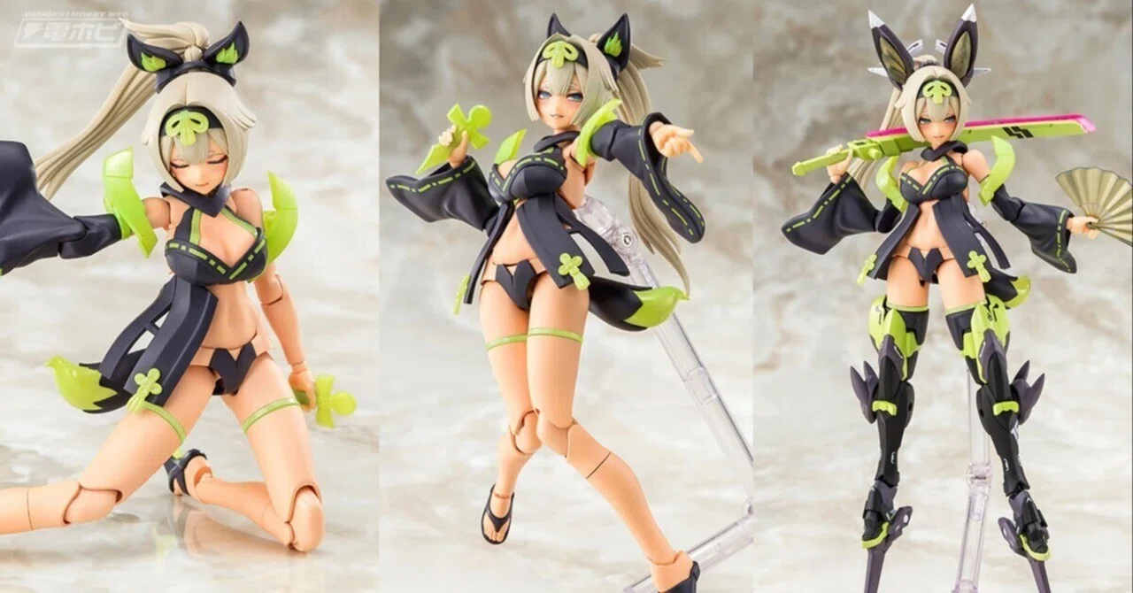ボリュームアップした豊満ボディを再現！『メガミデバイス』ミニ浴衣風