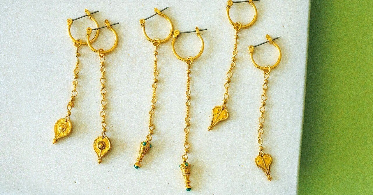 私が古墳時代の豪族に⁉国宝「金製耳飾」イメージイヤアクセサリー