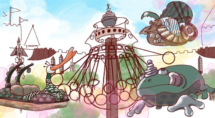 ハロウィンの雰囲気バッチリな　#遊園地　https://conobie.jp/article/14551