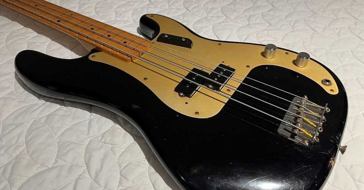 fender USA 純正 57プレシジョンベース用 ピックガード ゴールド