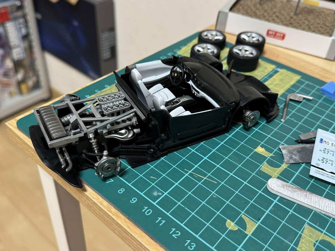 1/43 BBR製フェラーリ360スパイダー　組み立て塗装品 Build an old car model kit! BBR 1/43 Ferrari 360 Spyder