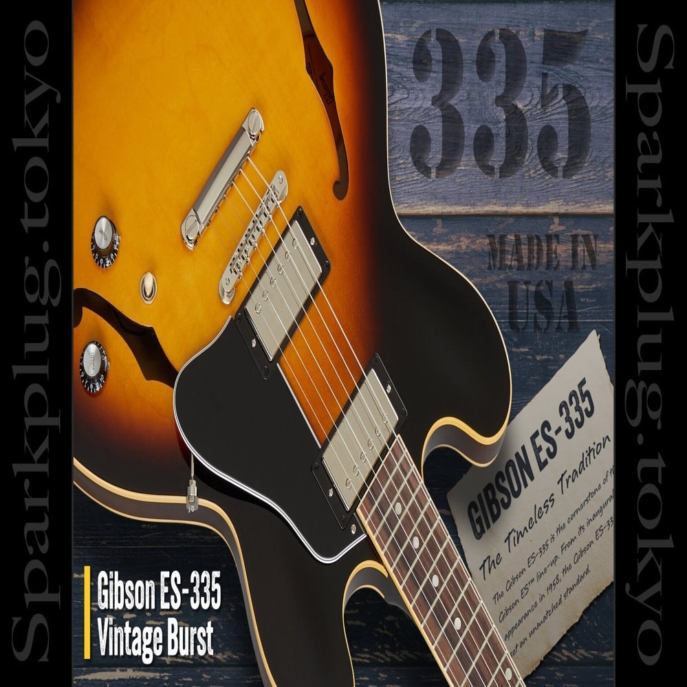 定番のヴィンテージ・バースト！セミアコの代名詞 ギブソン「ES-335