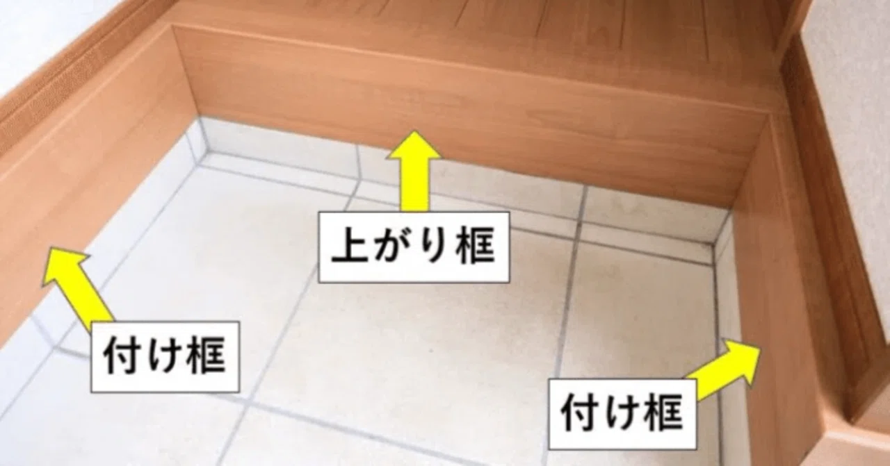 建築積算入門 玄関部材（玄関造作材、床造作材）・床見切｜SUNBASI積算