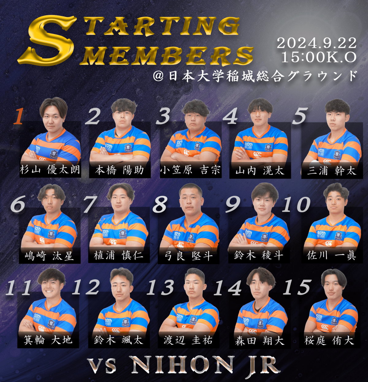 メンバー発表・日本大学Jr戦】｜法政大学ラグビー部_05