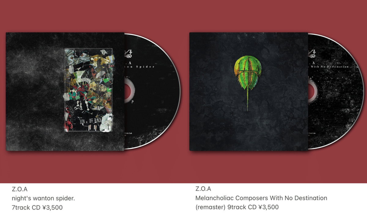 ZOA Z.O.A Night's Wanton Spider CD 会場限定 ZOA Z.O.A Night's Wanton Spider CD 会場限定 Z.O.A / NIGHT'S