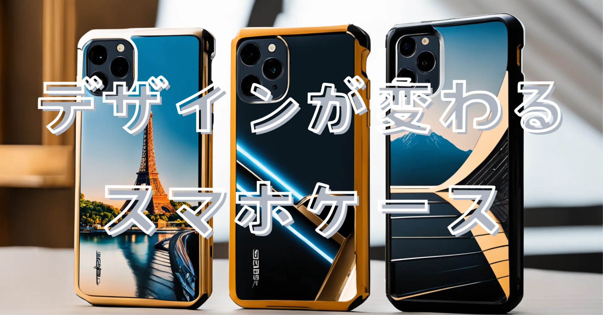 次世代スマホケース「e-paper case 01」の魅力とは？｜らふぃ／AI