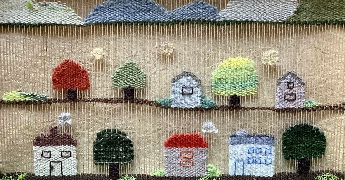 田村孝之介 鳴海陶板「鉄橋の見える風景」画寸 20cm×33cm 大阪出身