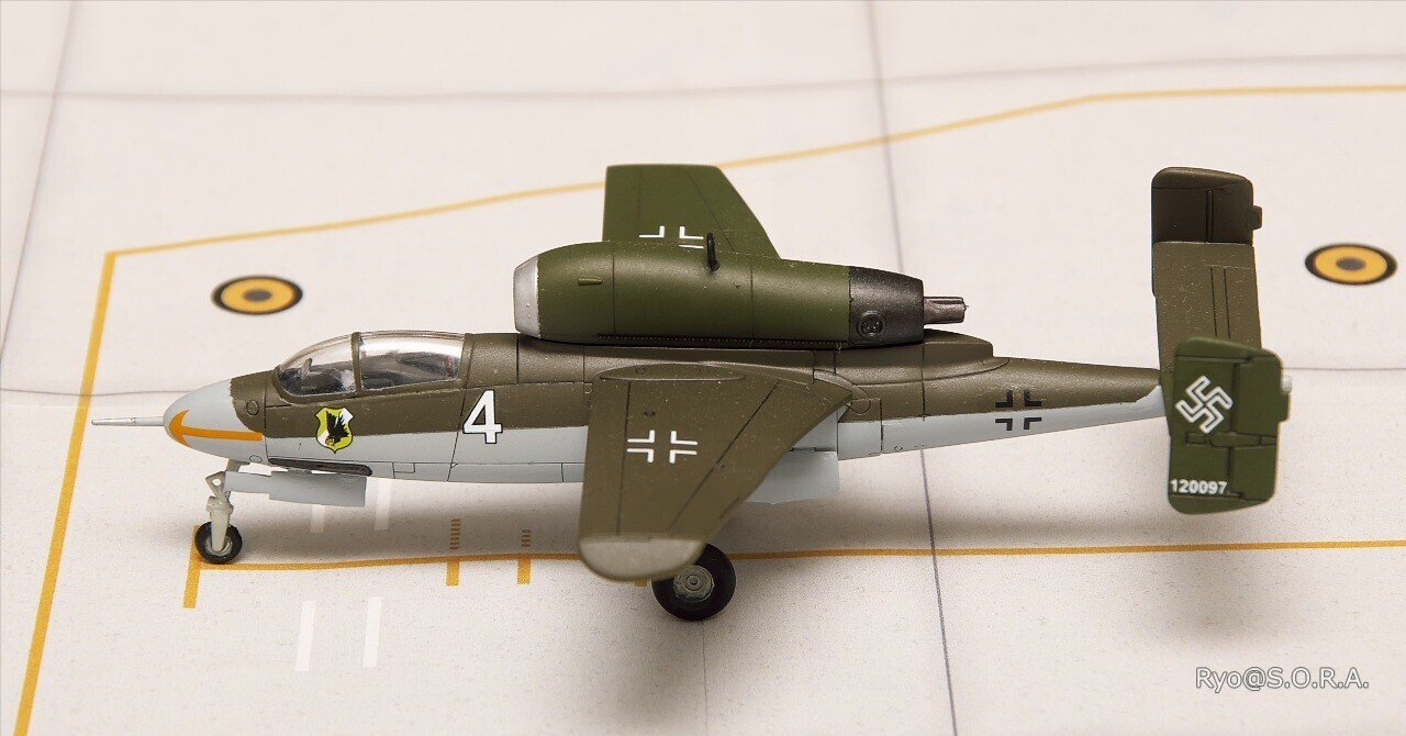 プラモデル製作記 ホビーボス 1/72 He 162 