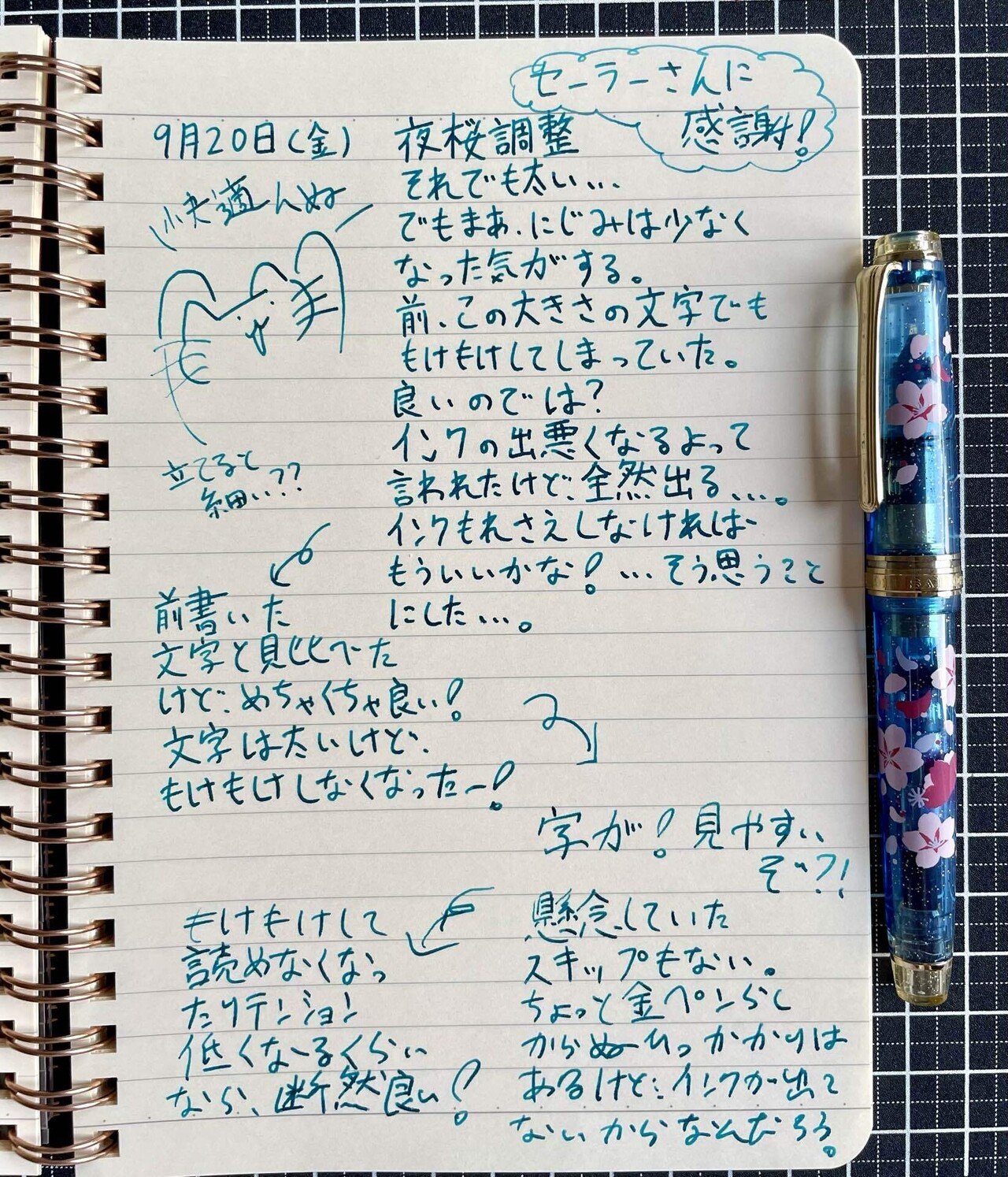 レポート】セーラー万年筆のペンメンテナンスで無理難題を依頼