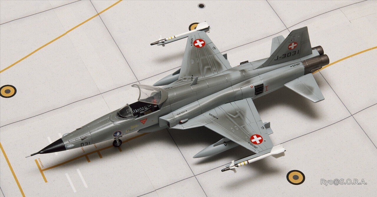 F-5E/FタイガーⅡ」退役する台湾の戦闘機キットを塗装と