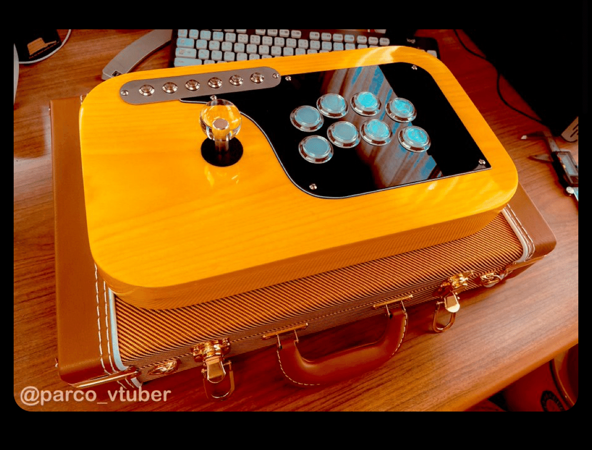 木製アーケードコントローラー　自作　人気者　カスタム　増設 アケコン作ろう、木の箱編 050｜774