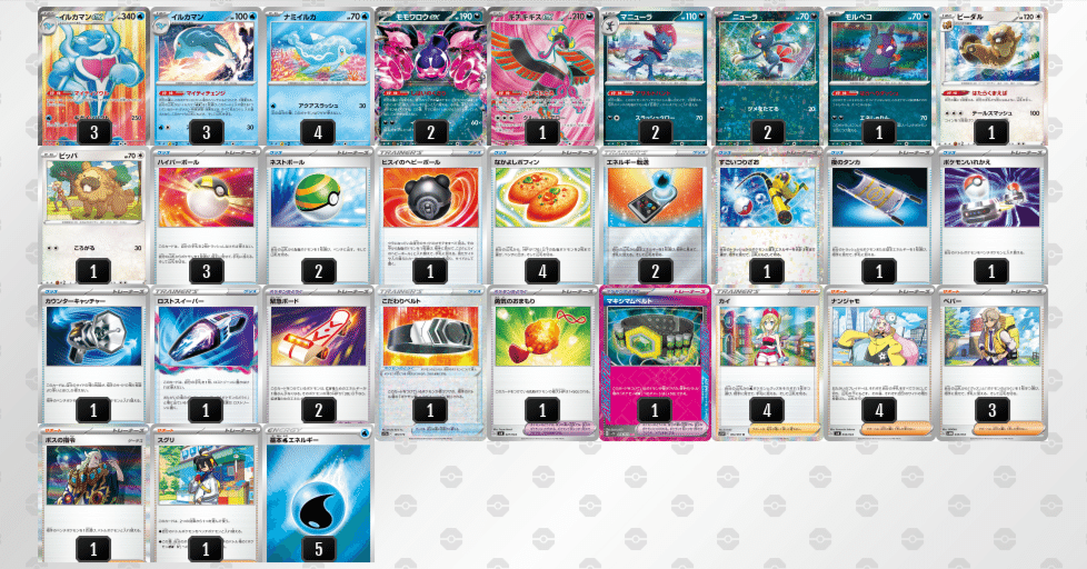 CL東京使用 イルカマンex デッキ解説｜Zephyr／ゼファー