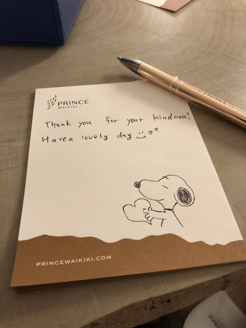 手書きnoteを書こう ハワイのホテルにて おもち Note 手書きnoteを書こう ハワイのホテルにて おもち Note