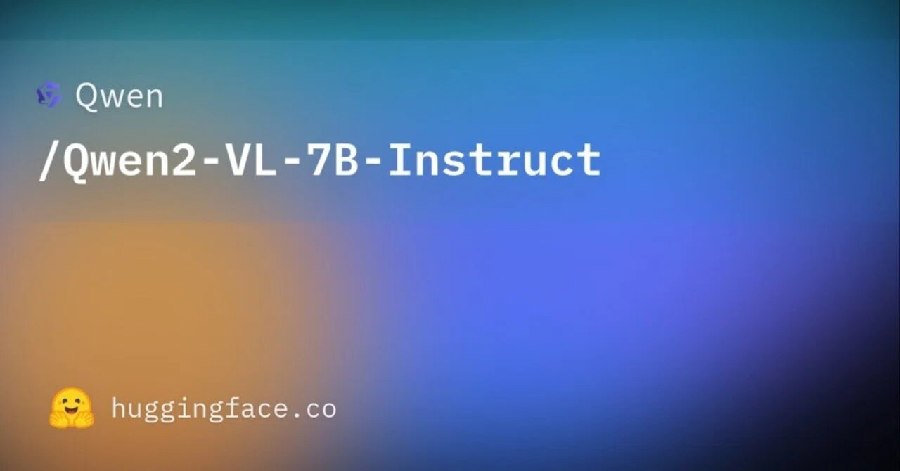 LoRA for Qwen2-VL-7B-Instruct｜大曽根宏幸