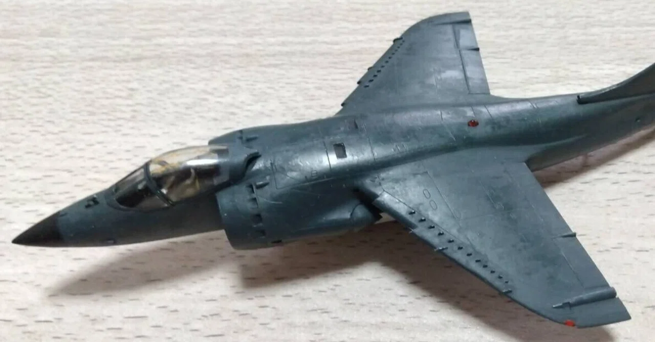 1/72 シーハリアーFRS.1（ハセガワ）#10｜はりす筆塗りぷらも